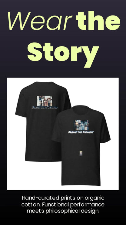 Photo#3 Unisex t-shirt – Lifestyle-/Kampagnenbild Nahaufnahme
