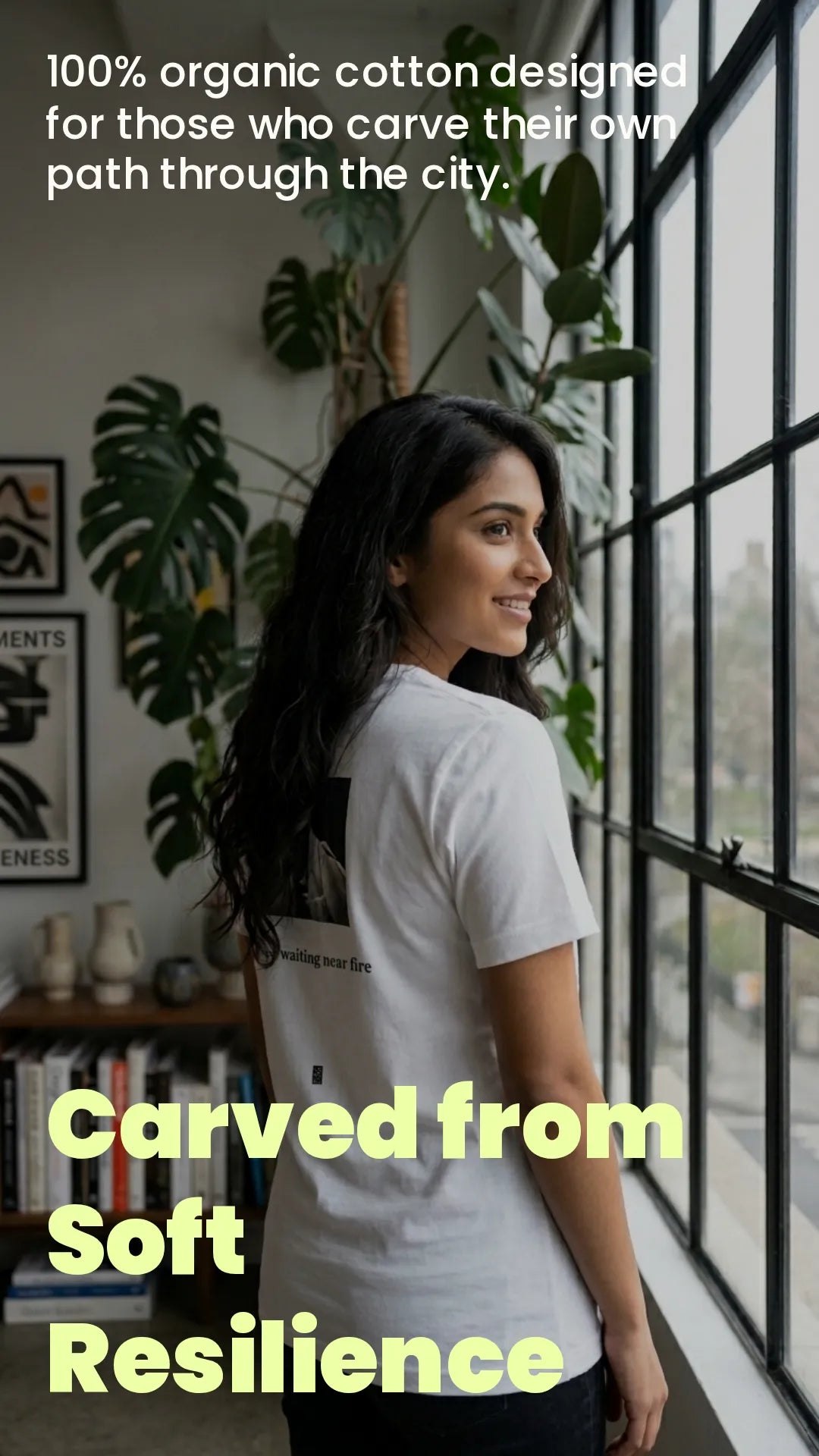 SBG#1 White Edition Unisex T-Shirt – Lifestyle-/Kampagnenbild Nahaufnahme