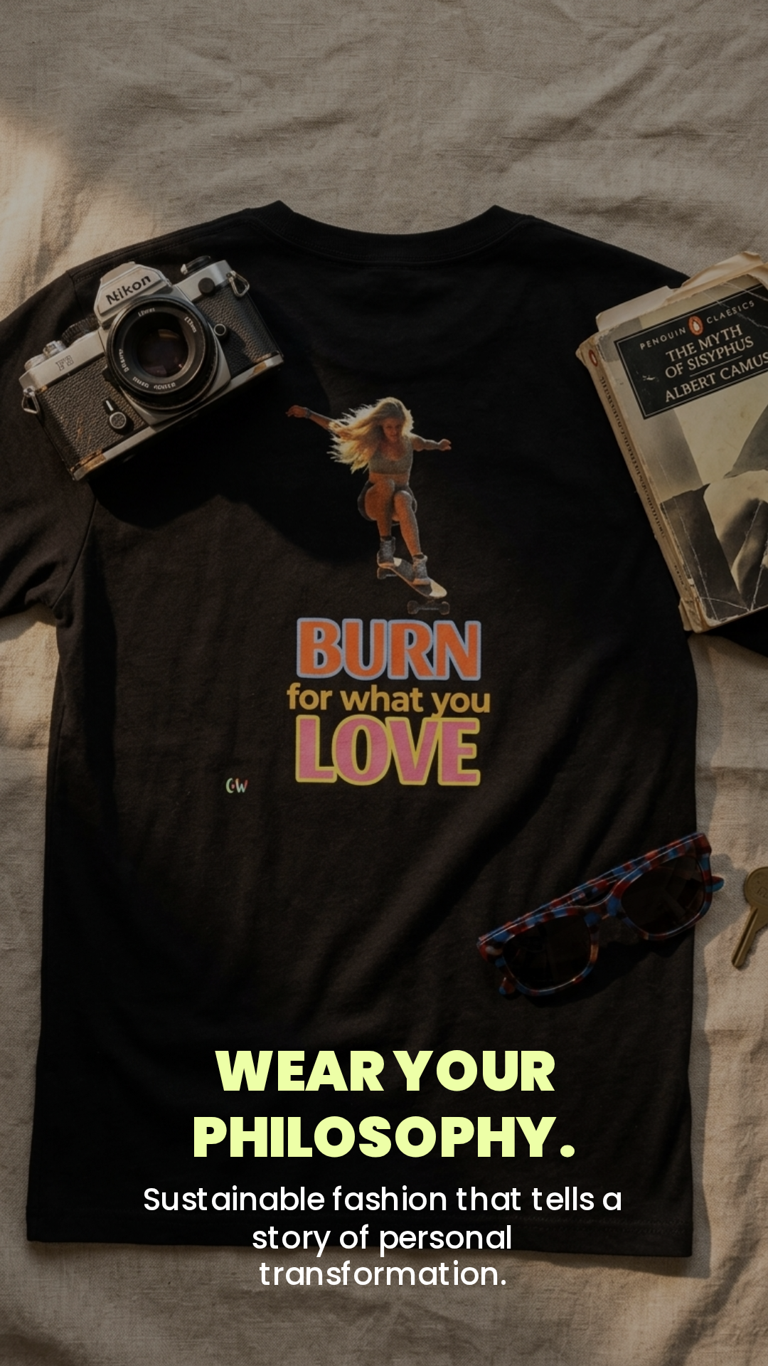 Short-Sleeve T-Shirt "skateboard girl"
