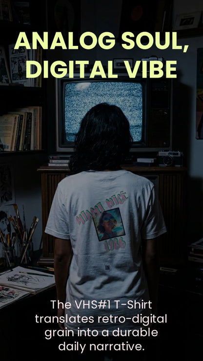VHS#1 Unisex T-Shirt – Lifestyle-/Kampagnenbild Detail