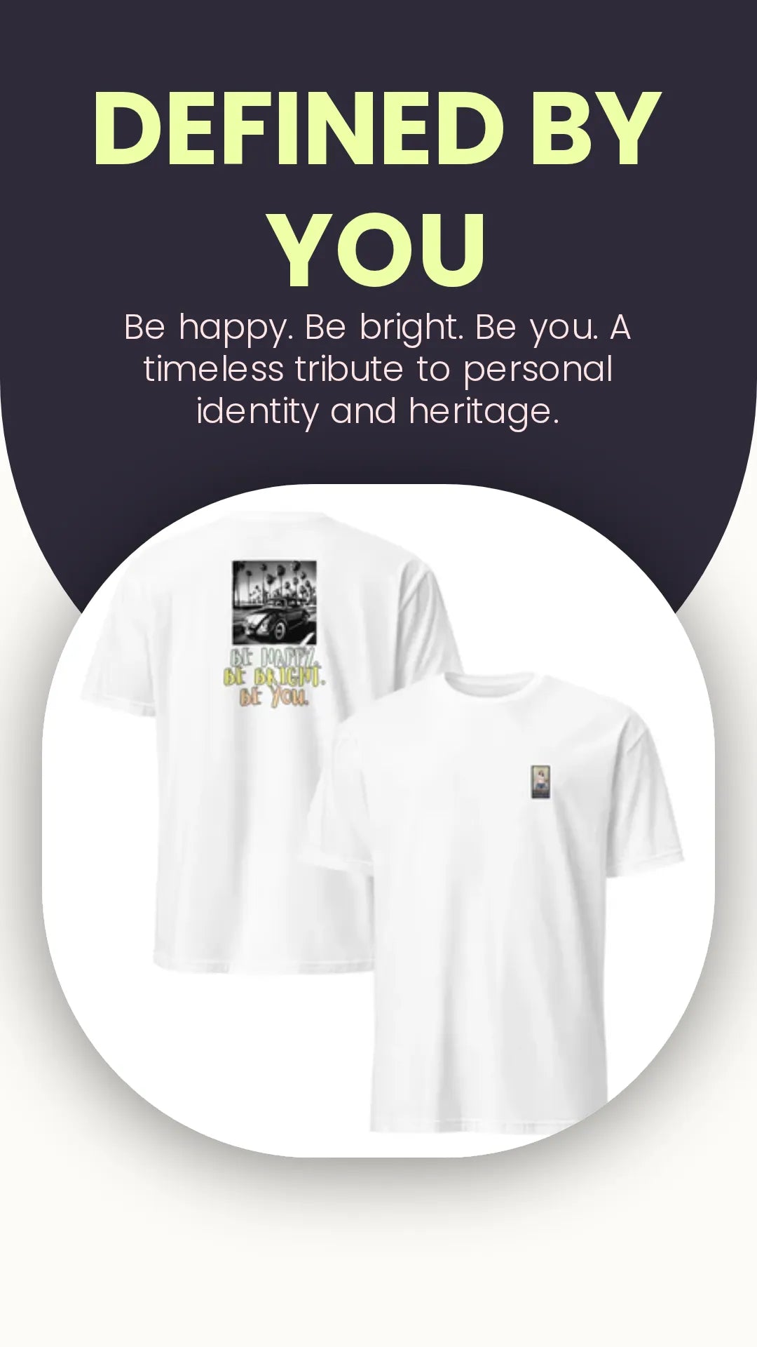 RetroCar#3 Unisex T-Shirt – Lifestyle-/Kampagnenbild