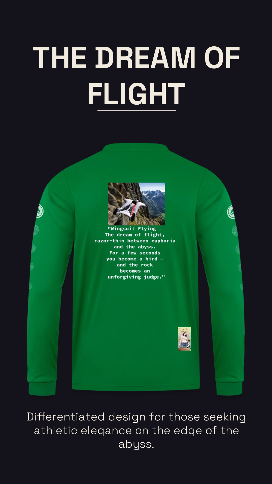 WingSuit JAKO Trikot Team Langarm – Lifestyle-/Kampagnenbild Nahaufnahme