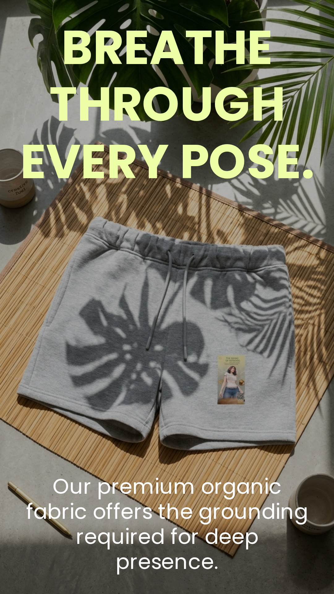 Yoga Frauen Premium Organic Sweatshorts