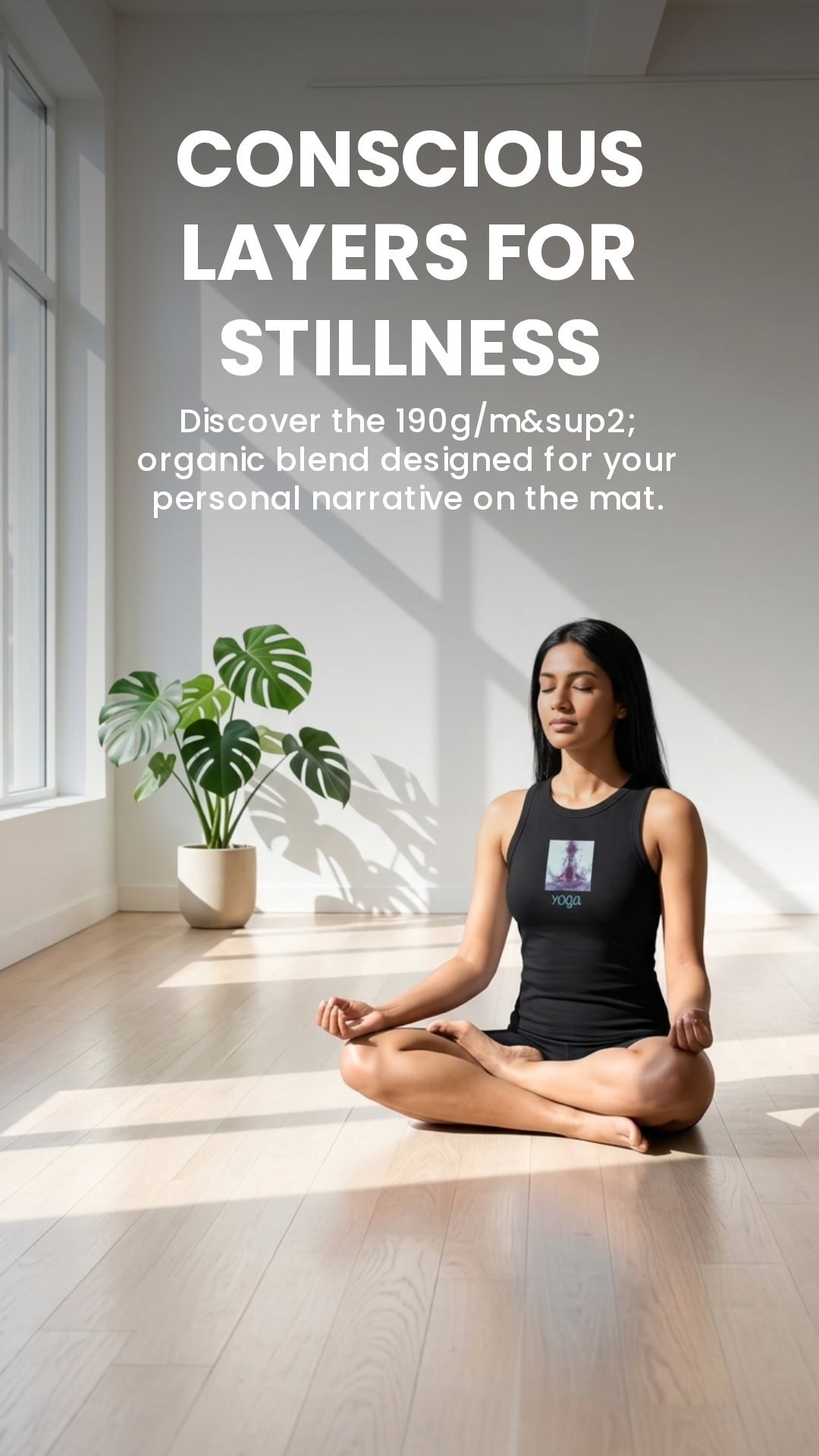 YOGA#4 Cropped Frauen Organic Tank Top