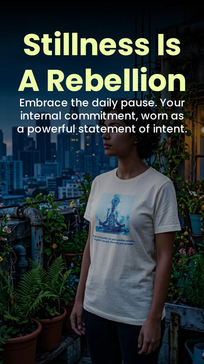 ZEN#1 Unisex T-Shirt – Lifestyle-/Kampagnenbild Detail