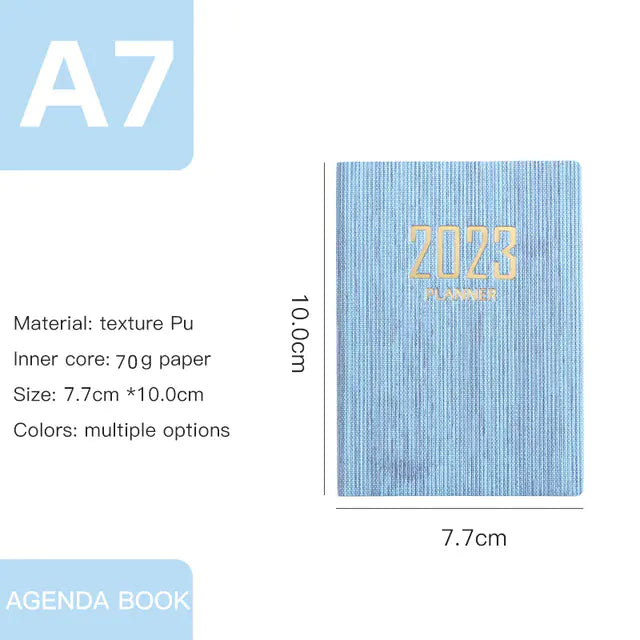 A7 Ultralight Portable English Calendar - Georg Werner