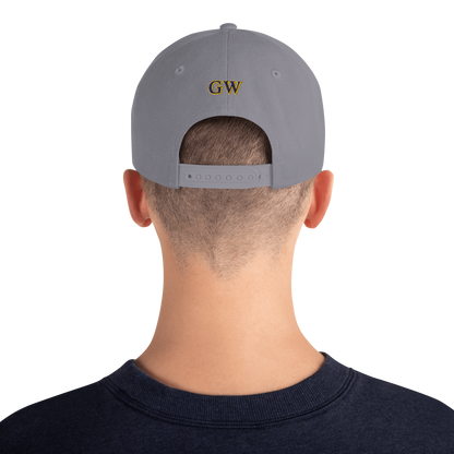 Snapback Cap, heather grey: GW-Aufnäher auf der Rückseite, verstellbarer Riemen