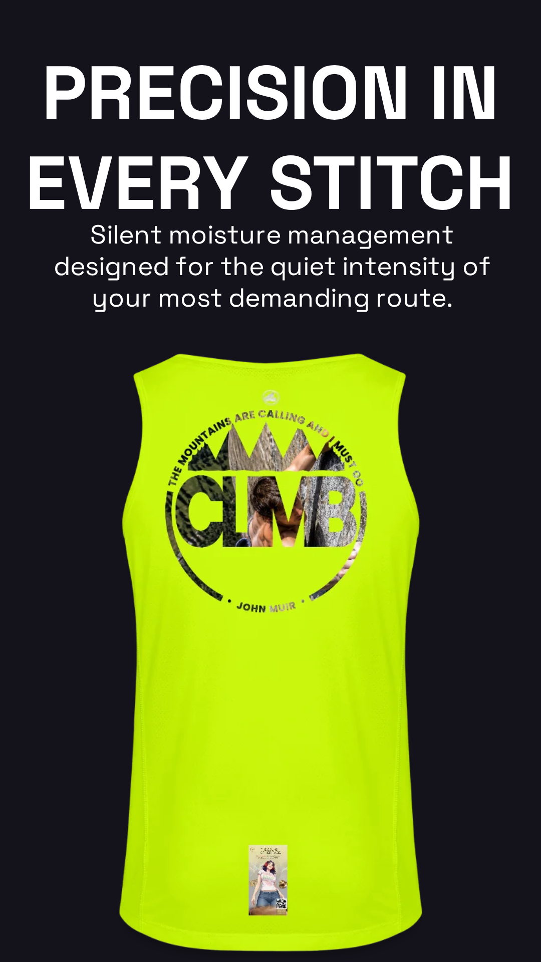 Climb JAKO Männer Tanktop Run 2.0 – Lifestyle-/Kampagnenbild
