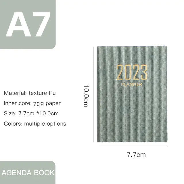 A7 Ultralight Portable English Calendar - Georg Werner
