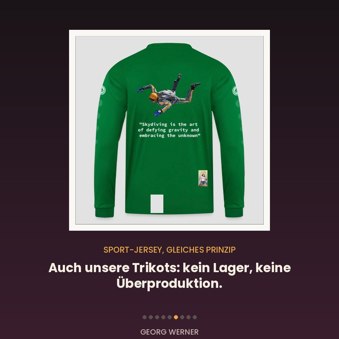 Skydive JAKO Trikot Team Langarm – Lifestyle-/Kampagnenbild