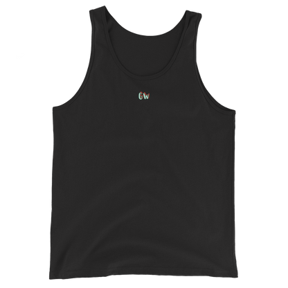 Men's Tank Top (Black) with small GW chest logo