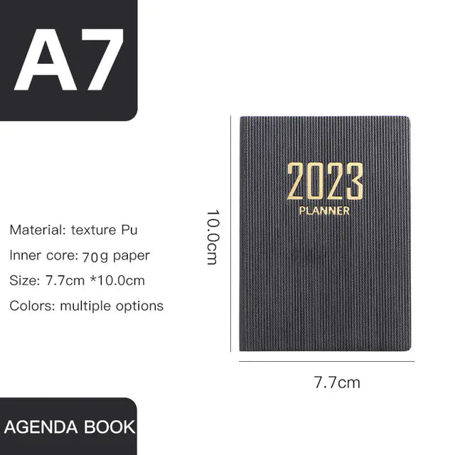 A7 Ultralight Portable English Calendar - Georg Werner