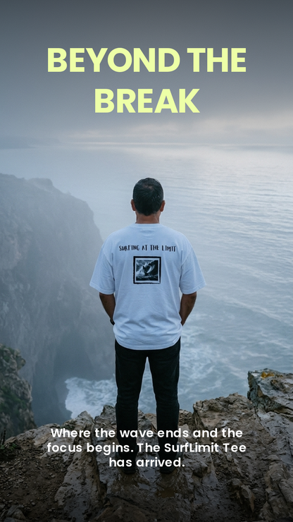 SurfLimit oversized high neck t-shirt