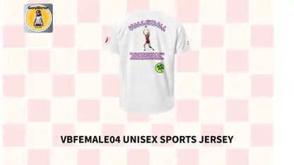 VBFemale04 Unisex sports jersey by@Outfy