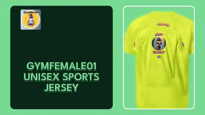 GymFemale01 Unisex sports jersey by@Outfy