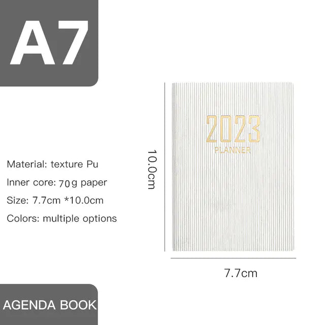 A7 Ultralight Portable English Calendar - Georg Werner