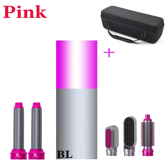 5-IN-1 Detachable Blow Dryer Brush For Straightening & Curler Curling Iron Georg Werner