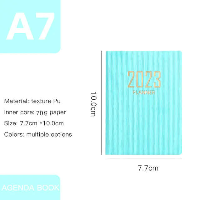 A7 Ultralight Portable English Calendar - Georg Werner