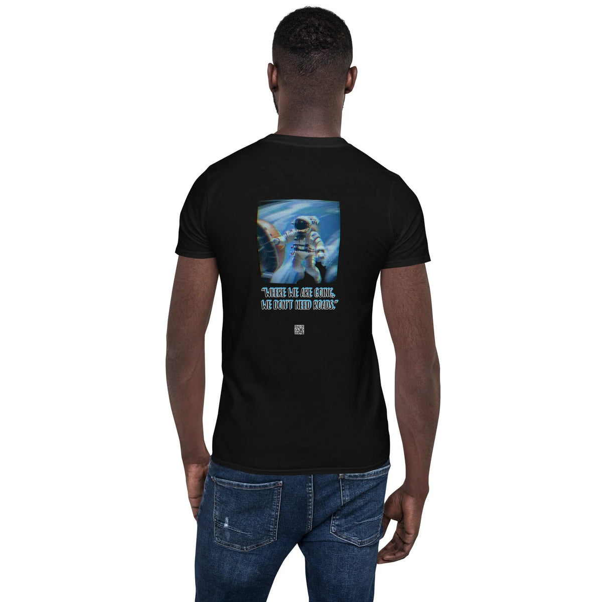VHS#3 Unisex T-Shirt in Schwarz – Rückenansicht