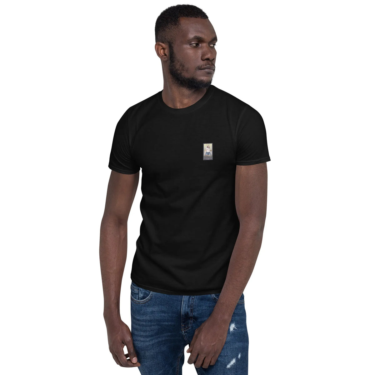 SBB#2 Black Edition Unisex T-Shirt in Schwarz – Vorderansicht
