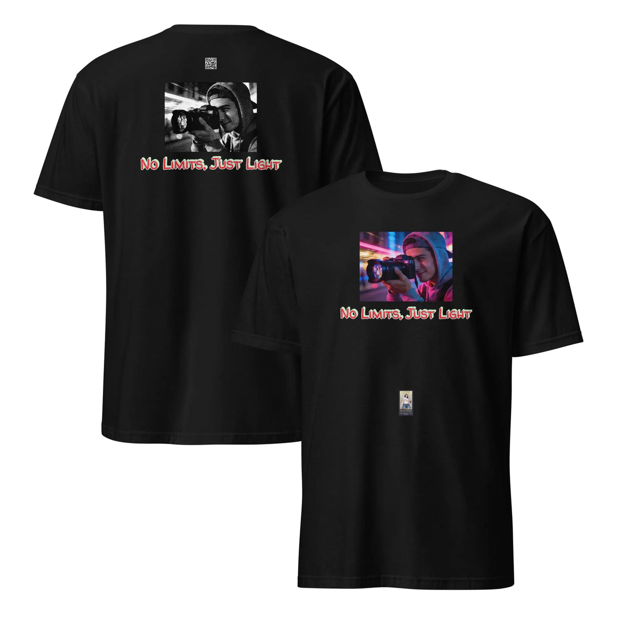Photo#1 Unisex T-Shirt in Schwarz – Vorderansicht