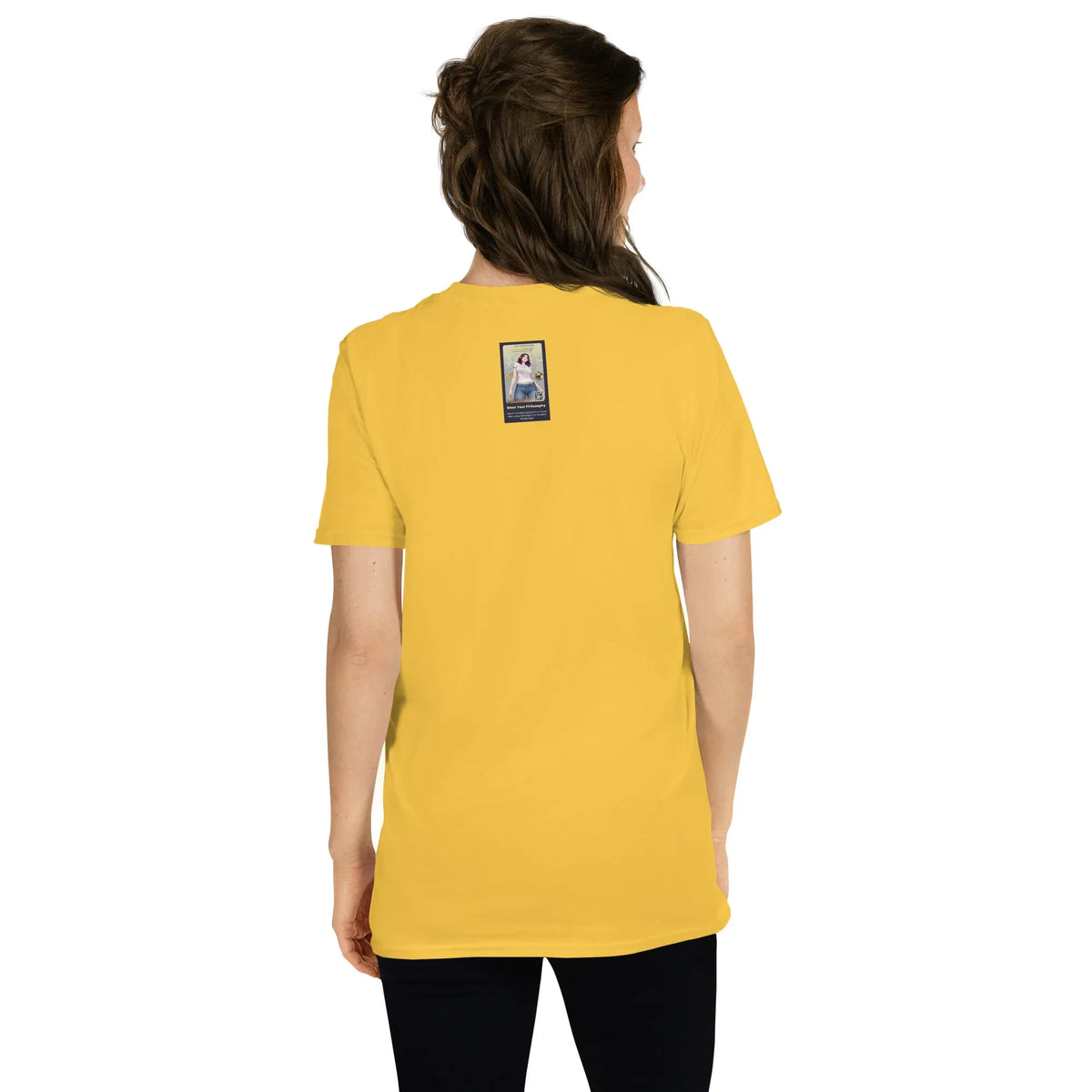 Retropet#2 Unisex T-Shirt in Daisy – Rückenansicht