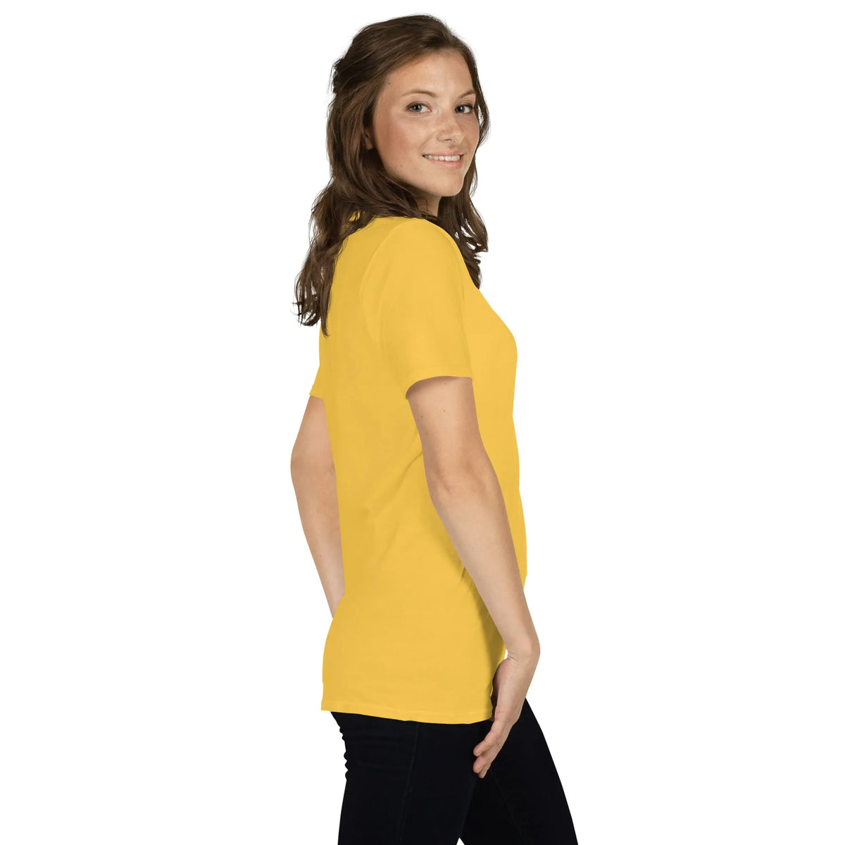 Retropet#2 Unisex T-Shirt in Daisy – Seitenansicht rechts