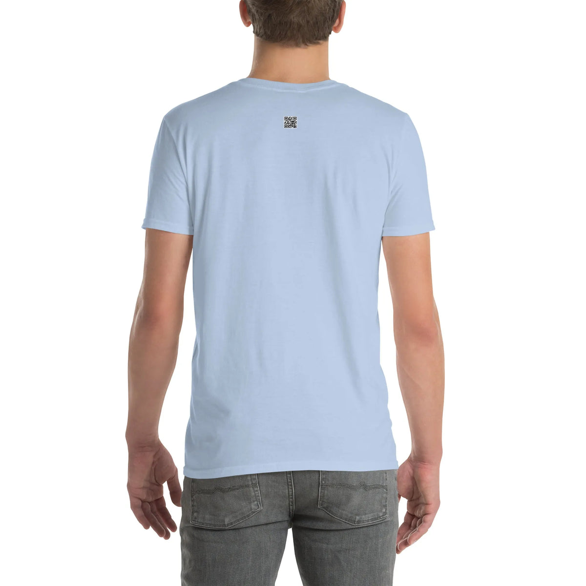 AMIG#3 Unisex T-Shirt in Light-Blue – Rückenansicht