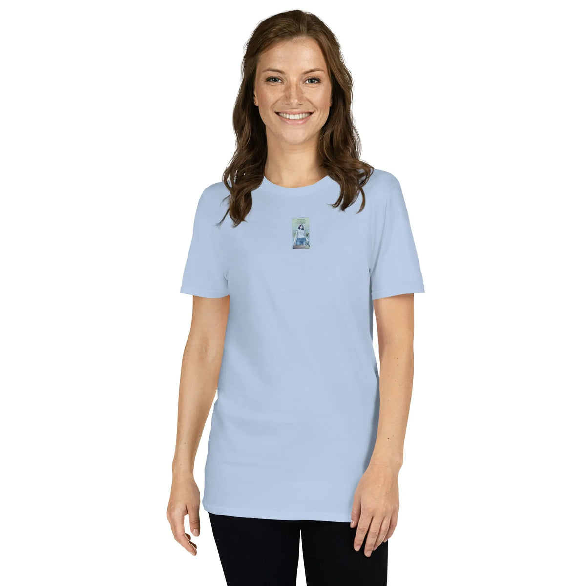 VHS#1 Unisex T-Shirt in Light Blue – Vorderansicht