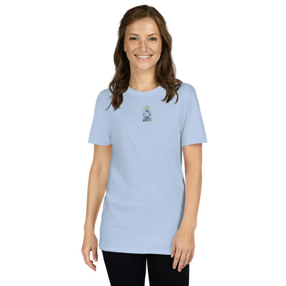 VHS#1 Unisex T-Shirt in Light Blue – Vorderansicht