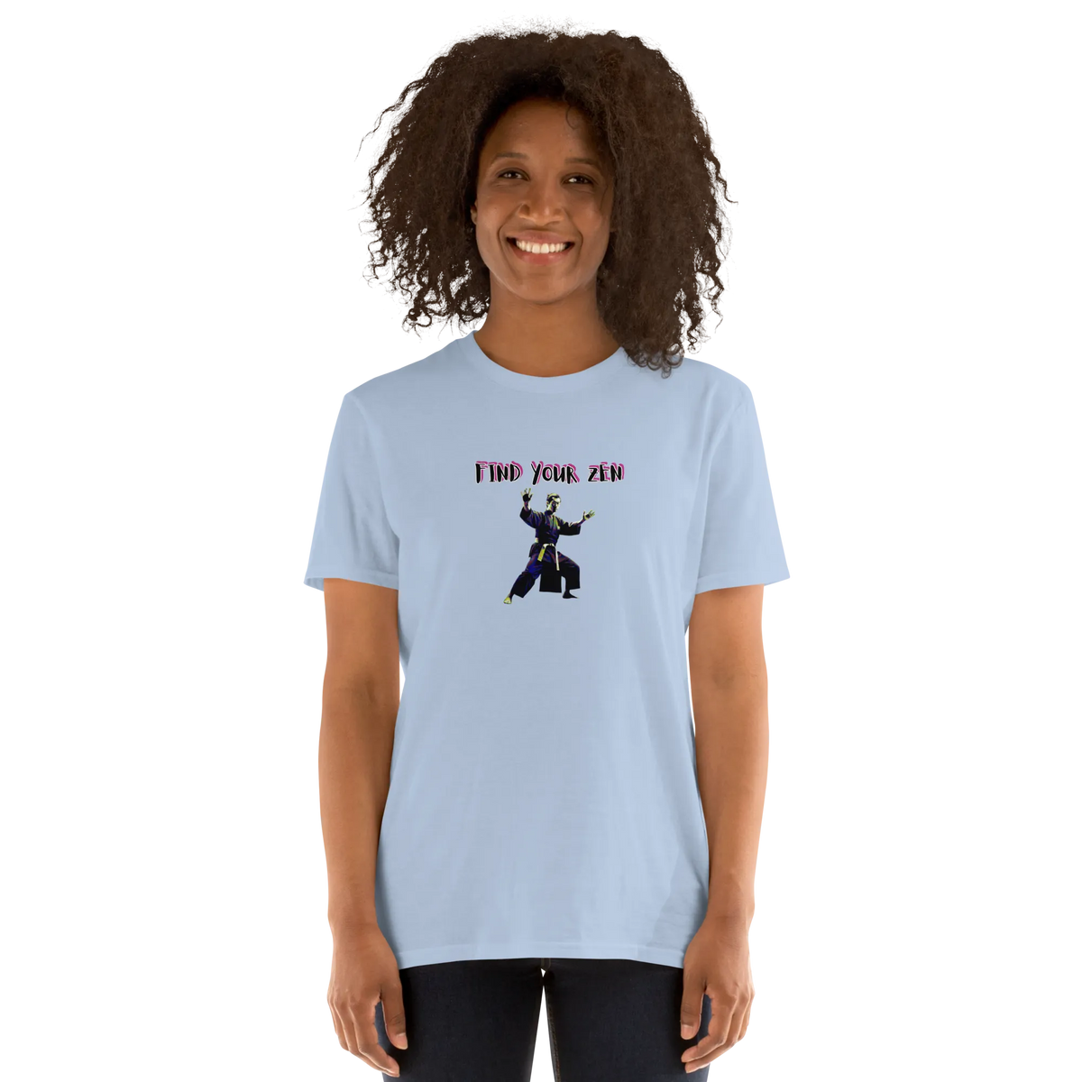 AMIG#2 Unisex T-Shirt in Light-Blue – Vorderansicht (8)