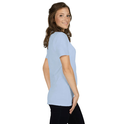 Retropet#2 Unisex T-Shirt in Light Blue – Seitenansicht rechts