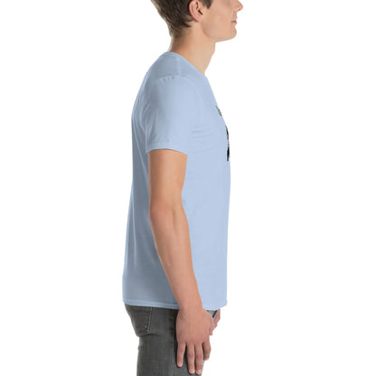 AMIG#3 Unisex T-Shirt in Light-Blue – Seitenansicht rechts
