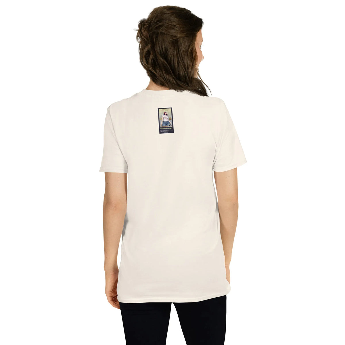 Retropet#2 Unisex T-Shirt in Natural – Rückenansicht