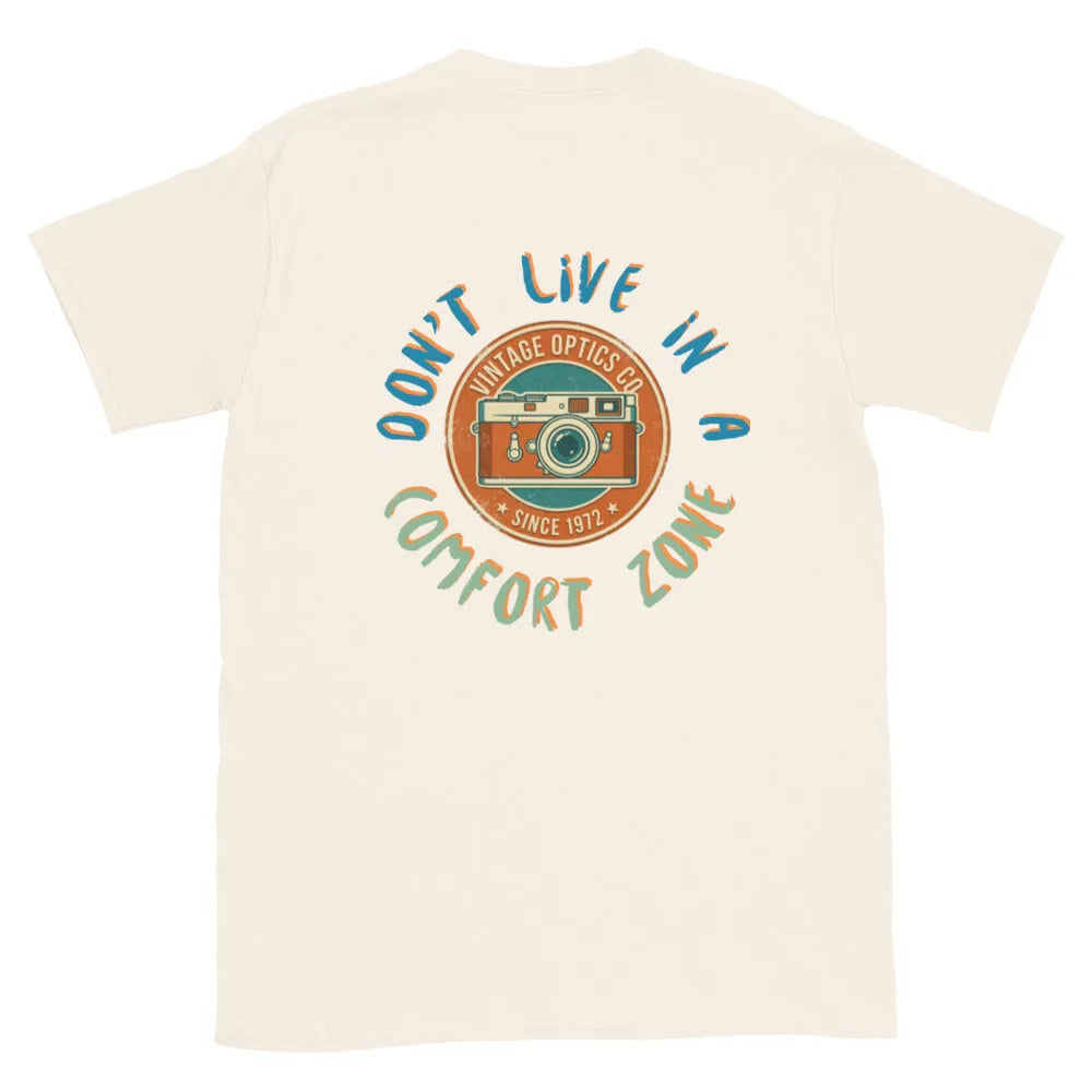 RetroLens#1 Unisex T-Shirt in Natural – Rückenansicht