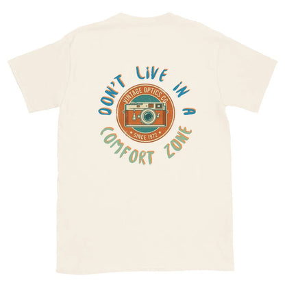 RetroLens#1 Unisex T-Shirt in Natural – Rückenansicht