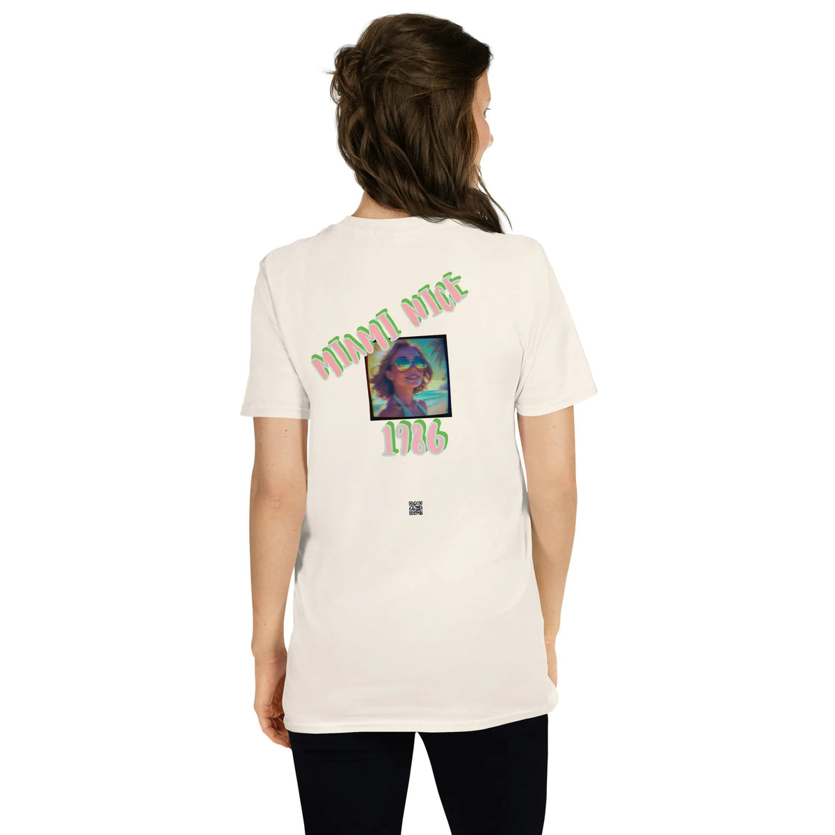 VHS#1 Unisex T-Shirt in Natural – Rückenansicht