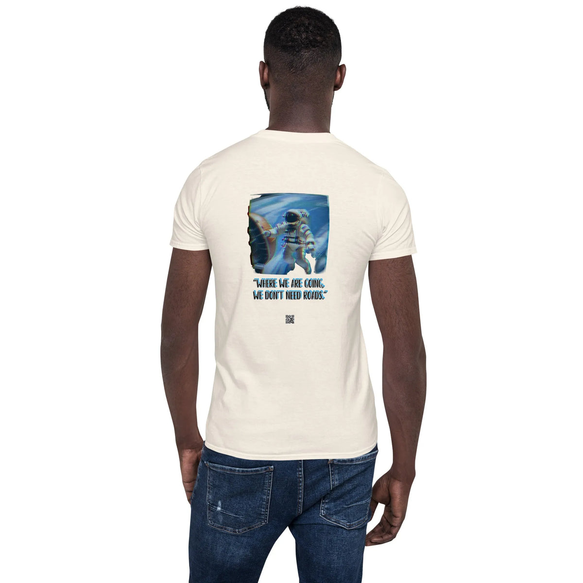 VHS#3 Unisex T-Shirt in Natural – Rückenansicht