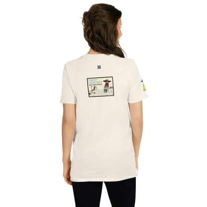 Syfy#1 Unisex T-Shirt in Natural – Rückenansicht