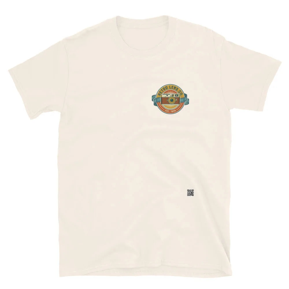 RetroLens#2 Unisex T-Shirt in Natural – Vorderansicht