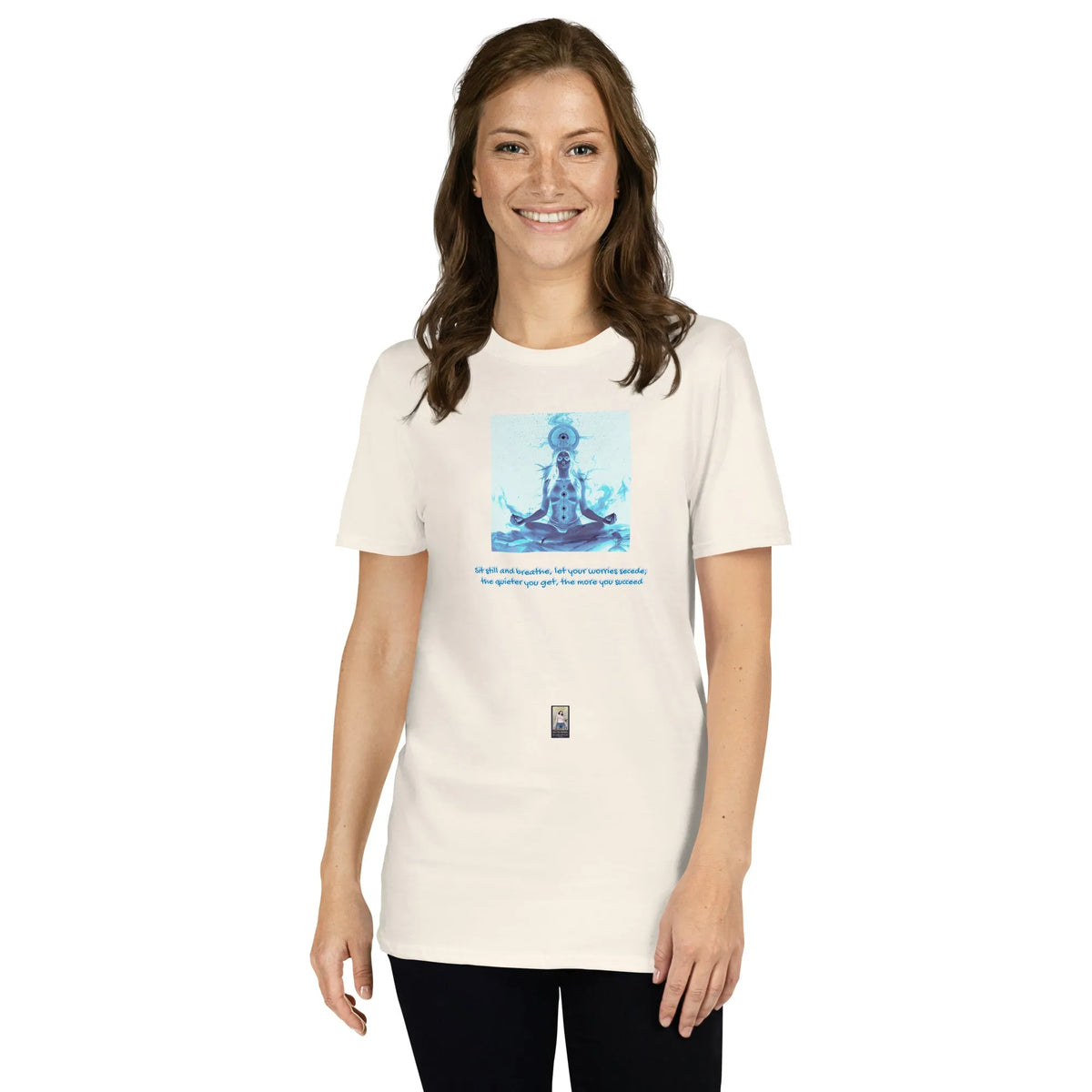 ZEN#1 Unisex T-Shirt in Natural – Vorderansicht