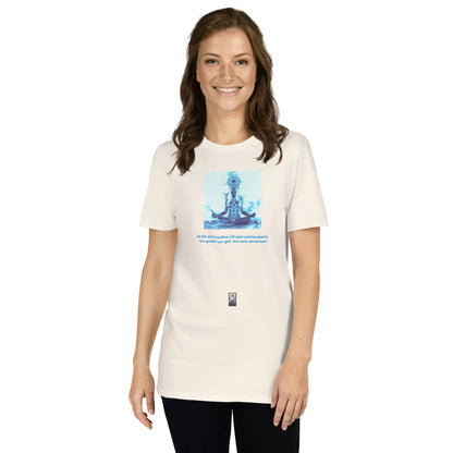 ZEN#1 Unisex T-Shirt in Natural – Vorderansicht