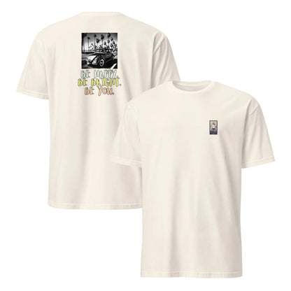 RetroCar#3 Unisex T-Shirt in Natural – Vorderansicht