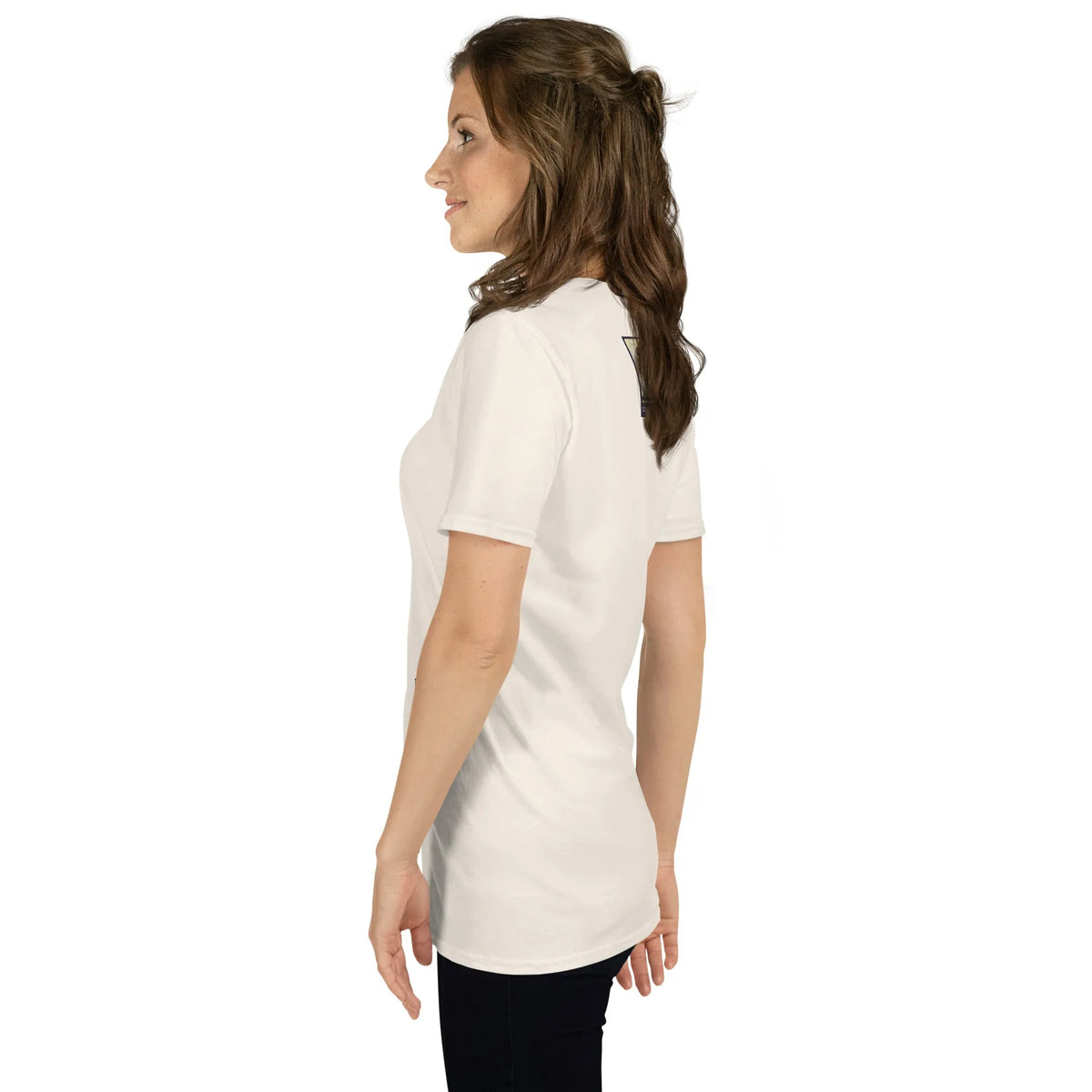 Retropet#2 Unisex T-Shirt in Natural – Seitenansicht links