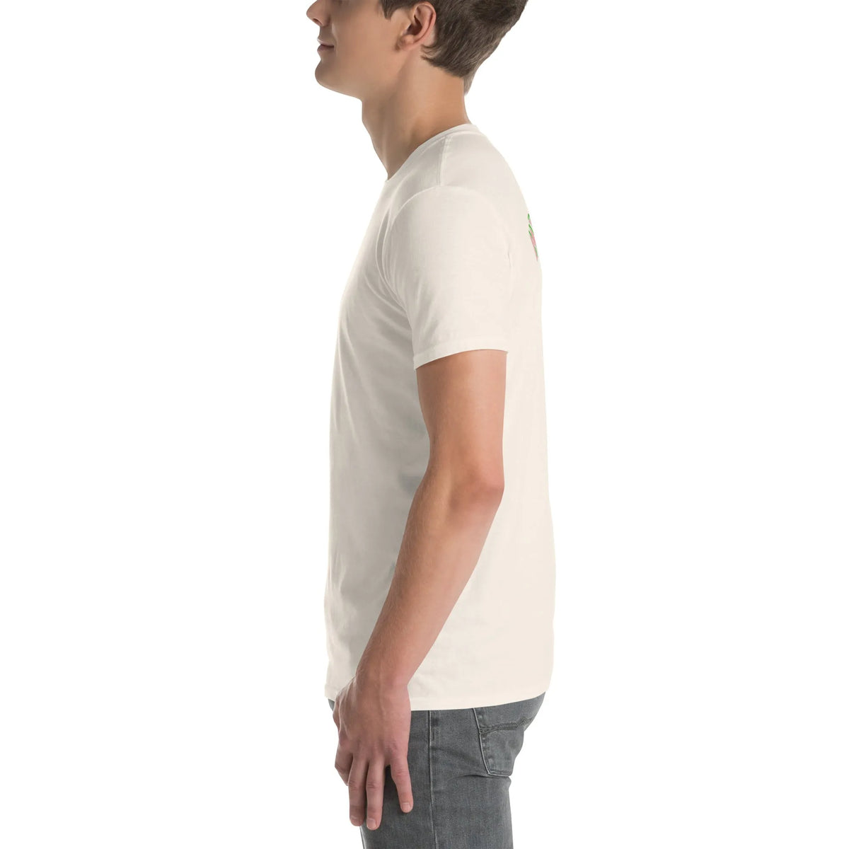 VHS#2 Unisex T-Shirt in Natural – Seitenansicht links