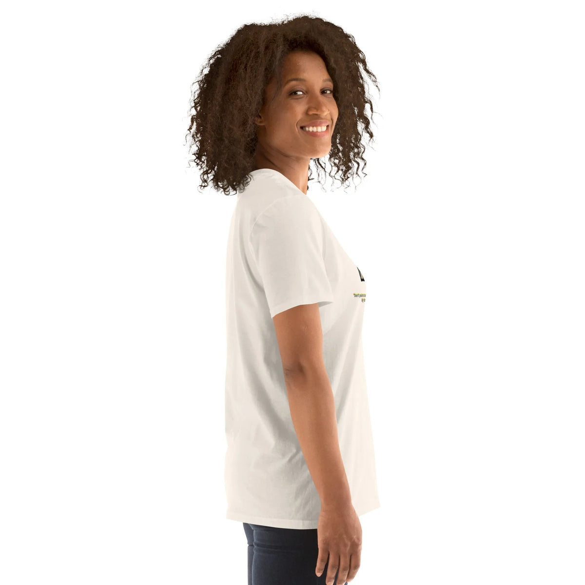 Retropet#1 Unisex T-Shirt in Natural – Seitenansicht rechts