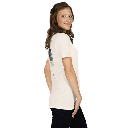 VHS#1 Unisex T-Shirt in Natural – Seitenansicht rechts