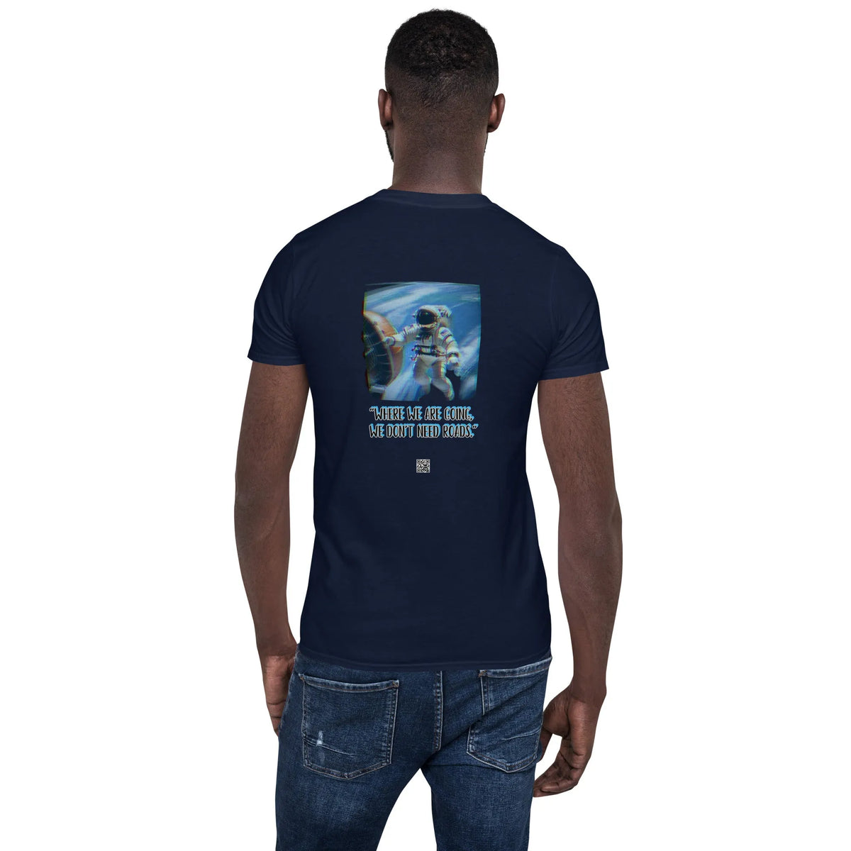 VHS#3 Unisex T-Shirt in French Navy – Rückenansicht