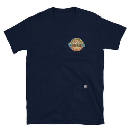 RetroLens#2 Unisex T-Shirt in French Navy – Vorderansicht