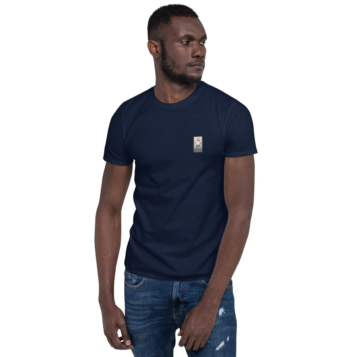 SBB#2 Black Edition Unisex T-Shirt in French Navy – Vorderansicht